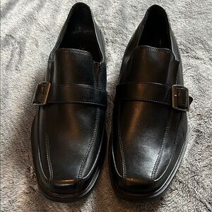 Bostonian Men's Black Leather Loafers size 10.5M
